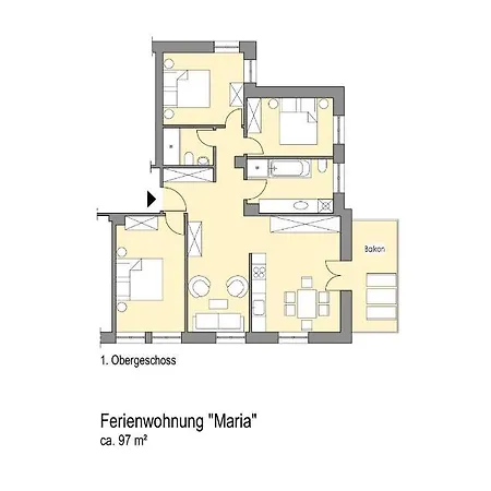 Ferienparadies Im Alten Pfarrhaus - Fewos Fuer 2 - 6 Personen - Gartensauna - Parkplaetze Appartamento